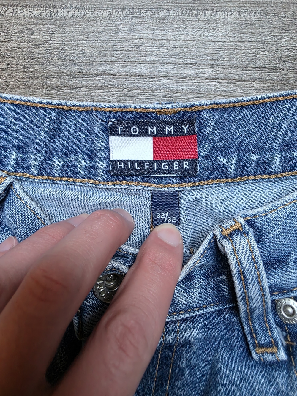 Tommy Hilfiger Men's Blue Jeans In 32X32